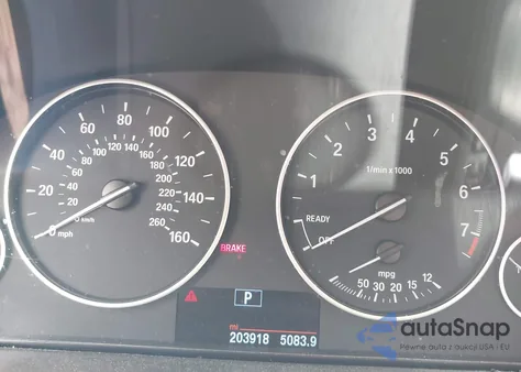 2014 BMW 320I z USA, uszkodzony, nr VIN WBA3B1G55ENS77331